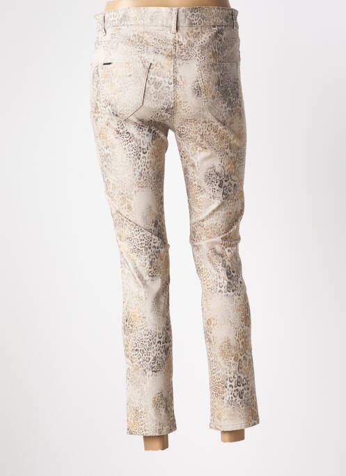 Pantalon 7/8 talie înaltă talie înaltă bej FRED SABATIER femme