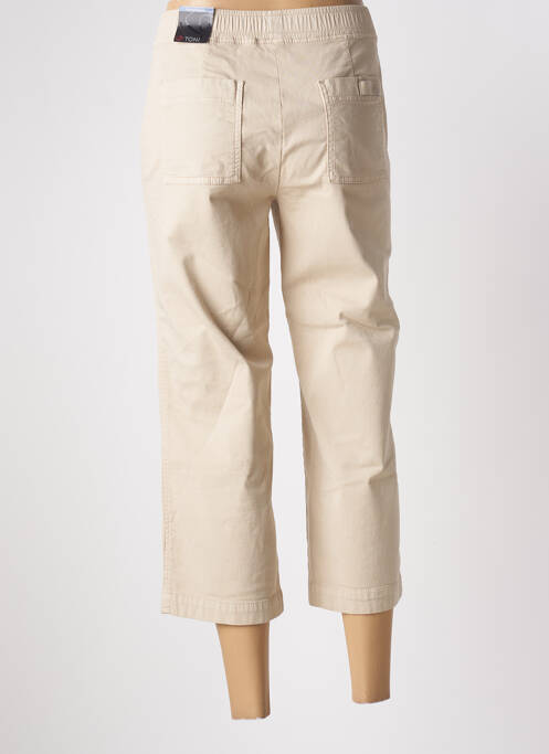 Pantalon trei sferturi bej TONI femeie