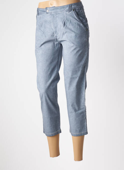 Pantalon trei sferturi albastru FRED SABATIER femeie