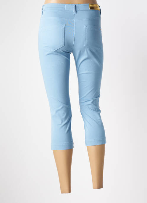 Pantalon trei sferturi elasticitate mărime normală albastru COUTURIST femme