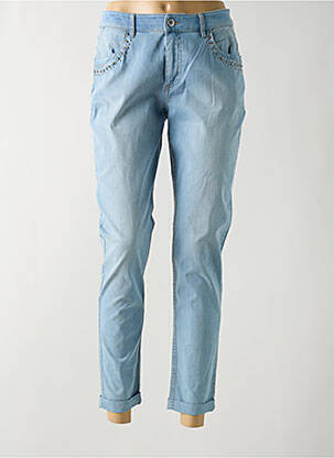 Blugi cu croială slim albastru EVA KAYAN femeie