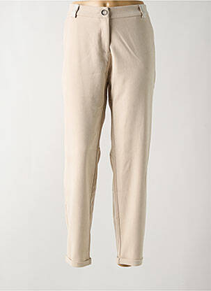 Pantalon chino bej EVA KAYAN femeie