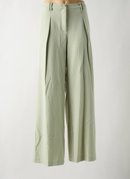 Pantalon evazat verde TOM TAILOR femeie