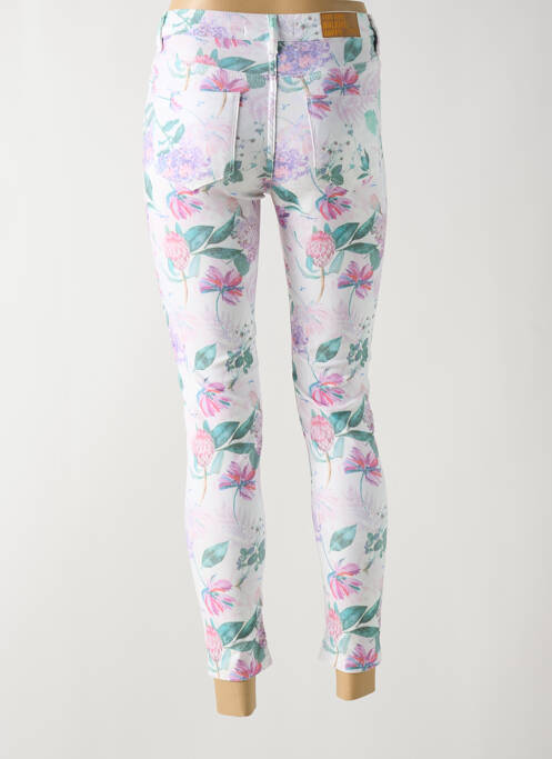 Pantalon 7/8 alb SMASH WEAR femeie