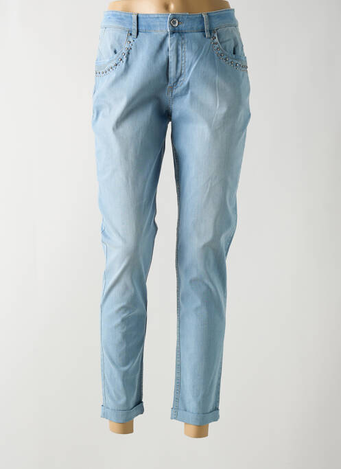 Blugi cu croială slim albastru EVA KAYAN femeie