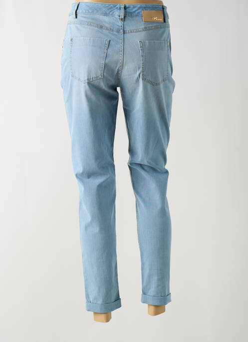 Blugi cu croială slim albastru EVA KAYAN femeie