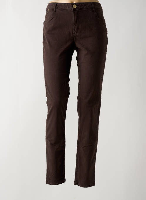 Blugi cu croială slim maro LOLA ESPELETA femeie