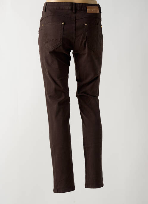 Blugi cu croială slim maro LOLA ESPELETA femeie