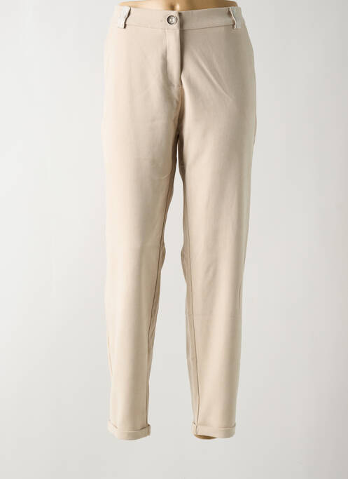 Pantalon chino bej EVA KAYAN femeie