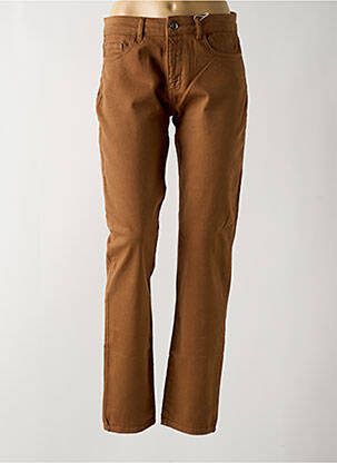 Pantalon slim maro DOLCEZZA femeie