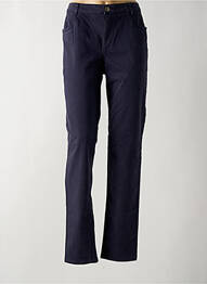 Pantalon slim țesătură poplin mărime normală albastru LOLA ESPELETA femme