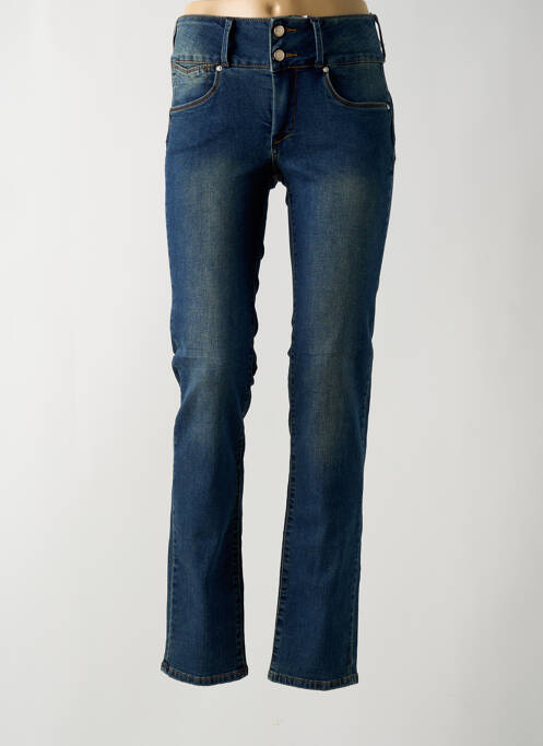 Blugi cu croială slim elasticitate mărime normală albastru TIFFOSI femme