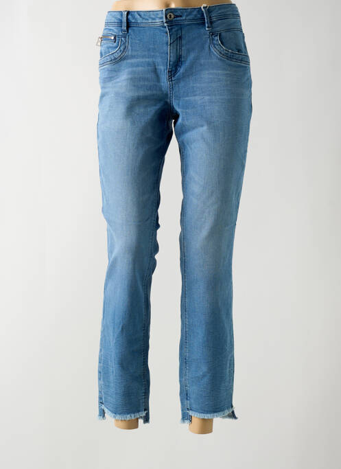 Blugi cu croială slim albastru TOM TAILOR femeie