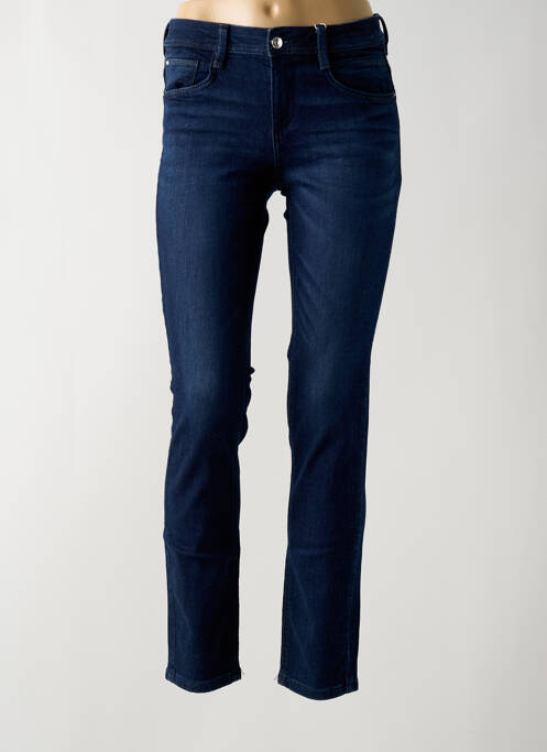 Blugi cu croială slim albastru închis TOM TAILOR femeie