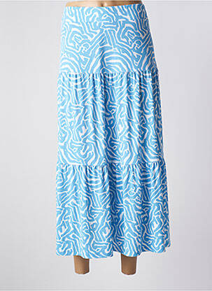 Fustă lungă albastru MARBLE femeie