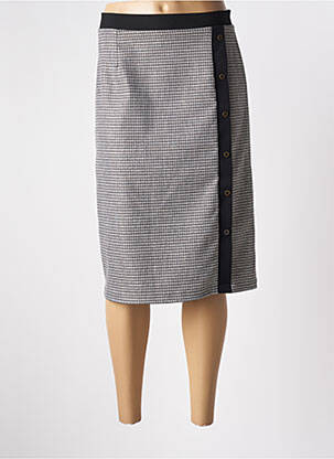 Fustă midi gri FRANCE RIVOIRE femeie