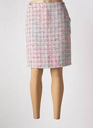 Fustă midi talie cu cleme alb TOM TAILOR femme