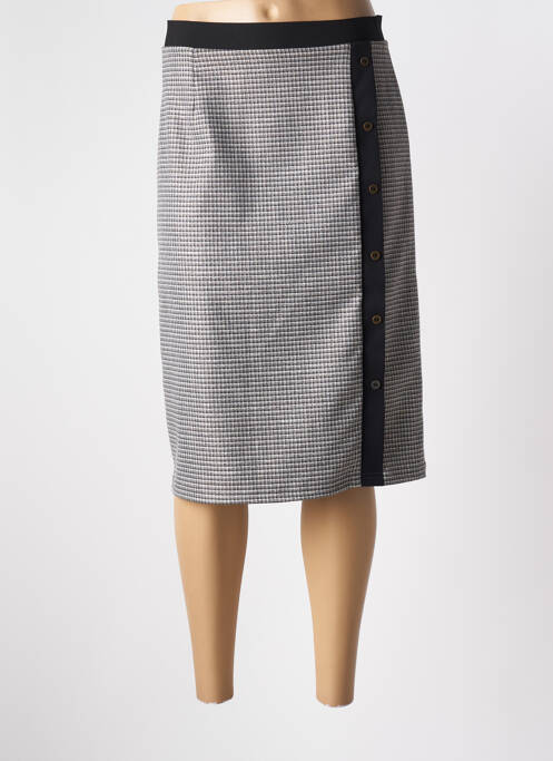 Fustă midi gri FRANCE RIVOIRE femeie