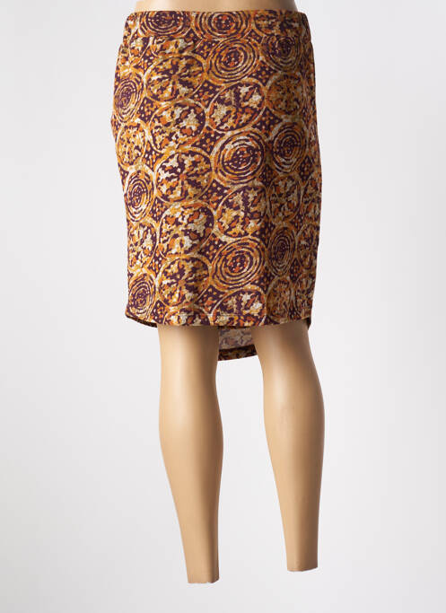 Fustă midi portocaliu SURKANA femeie