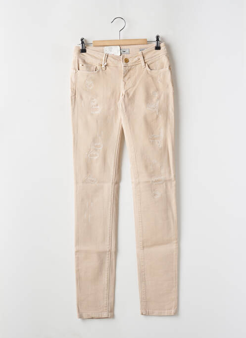 Blugi cu croială slim bej SALSA femeie