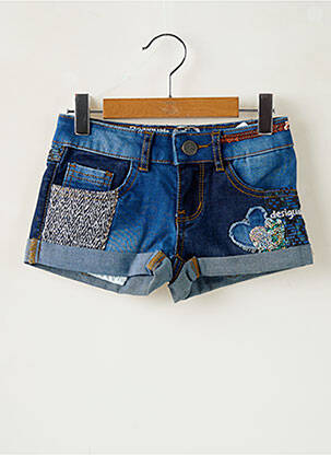 Șort albastru DESIGUAL fată