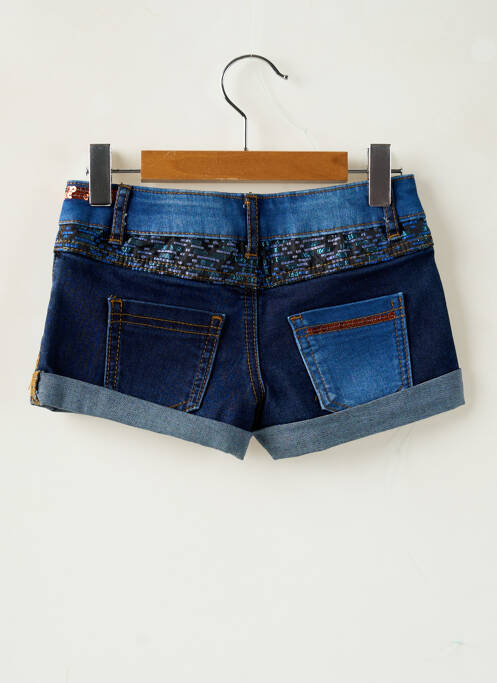 Șort albastru DESIGUAL fată