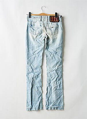 Blugi bootcut efect uzat decolorat talie joasă albastru MISS SIXTY femeie