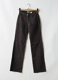 Pantalon evazat elasticitate talie înaltă gri C17 femme