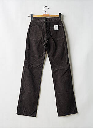 Pantalon evazat elasticitate talie înaltă gri C17 femeie