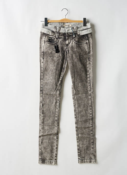 Blugi cu croială slim talie joasă talie joasă negru KILLAH femme