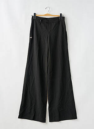Pantalon larg talie cu cleme mărime normală negru MISS SIXTY femeie