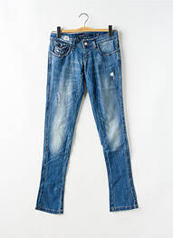 Blugi skinny efect uzat decolorat talie joasă albastru MISS SIXTY femeie