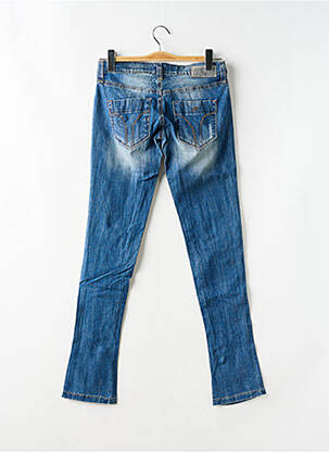 Blugi skinny efect uzat decolorat talie joasă albastru MISS SIXTY femeie