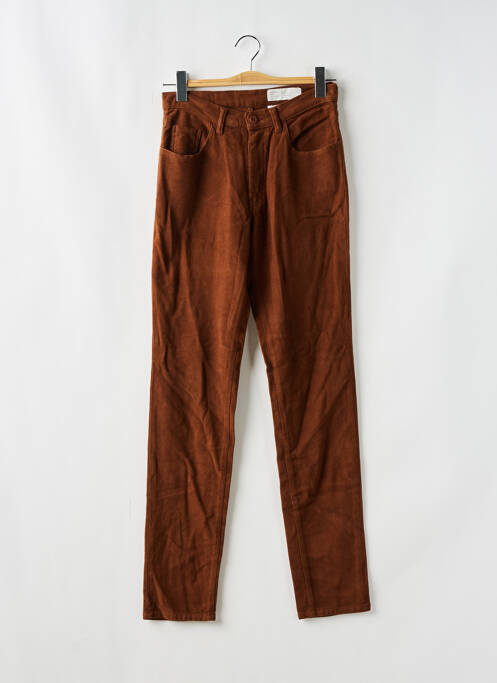 Pantalon slim maro CEDIXSEPT femeie