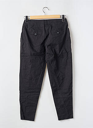 Pantalon chino țesătură poplin talie înaltă negru MISS SIXTY femeie