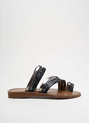 Șlapi negru CHATTAWAK femeie