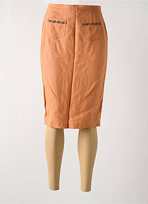 Fustă midi portocaliu ROSA ROSAM femeie