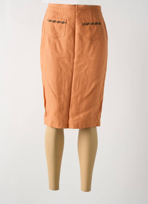 Fustă midi portocaliu ROSA ROSAM femeie