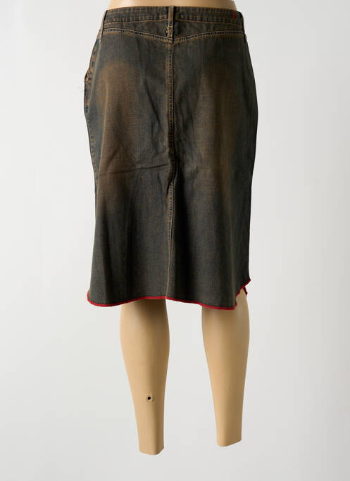 Fustă midi maro TEDDY SMITH femeie