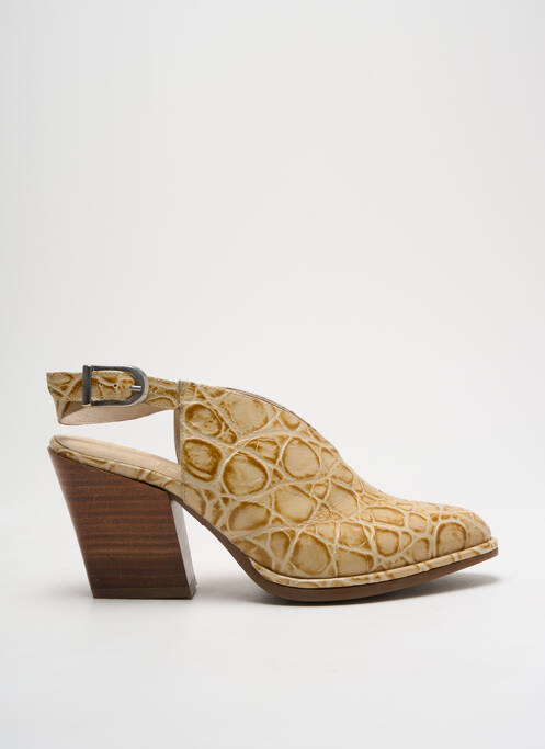 Sandale/Pantofi decupați bej WONDERS femeie