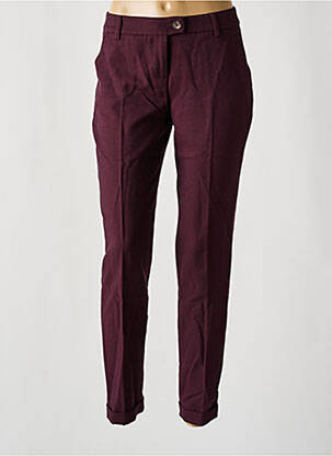 Pantalon chino violet LA FEE MARABOUTEE femeie
