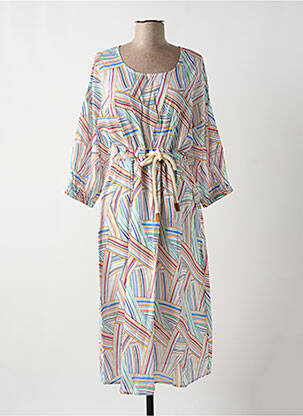 Rochie midi alb LILI SIDONIO femeie