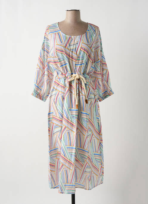 Rochie midi alb LILI SIDONIO femeie