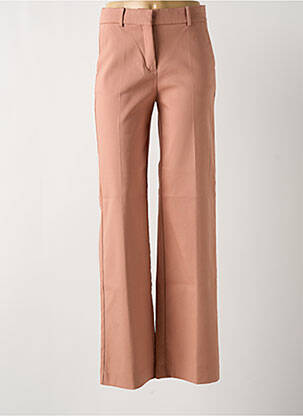 Pantalon drept roz MANGO femeie