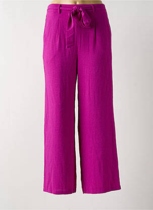Pantalon larg croială fluidă violet MOLLY BRACKEN femeie