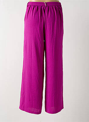 Pantalon larg croială fluidă violet MOLLY BRACKEN femeie