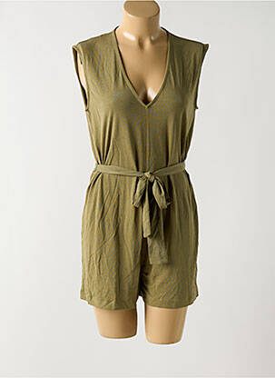 Salopetă scurtă verde MANGO femeie