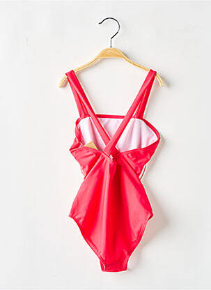 Costum de baie dintr-o singură piesă elasticitate roșu DOS TORTUGAS fată