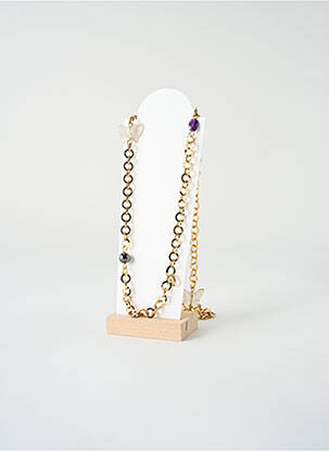 Colier lung auriu SATINE femeie