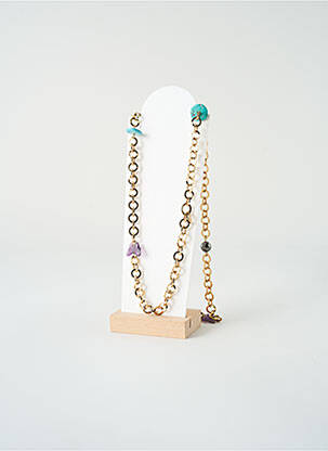 Colier lung albastru SATINE femeie